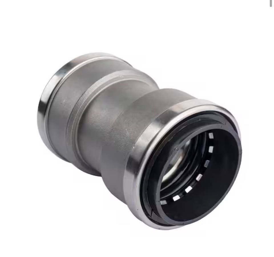 QUICKFITTING 2 in. Stainless Steel Push-to-Connect Coupling Fitting