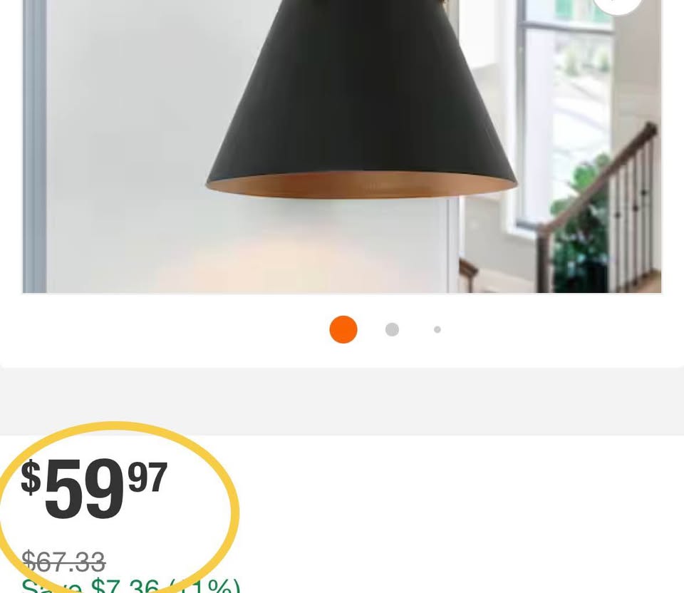 LNC 1-Light Black Wall Sconce Vintage Brass 6”