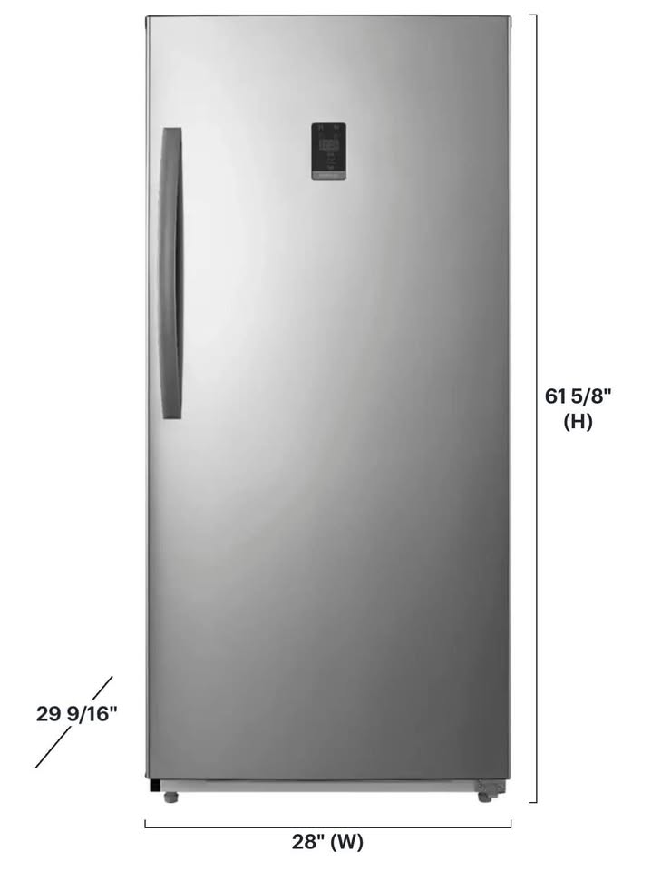 Insignia 13.8 Cu. Ft. Garage Ready Convertible Freezer - Stainless Steel