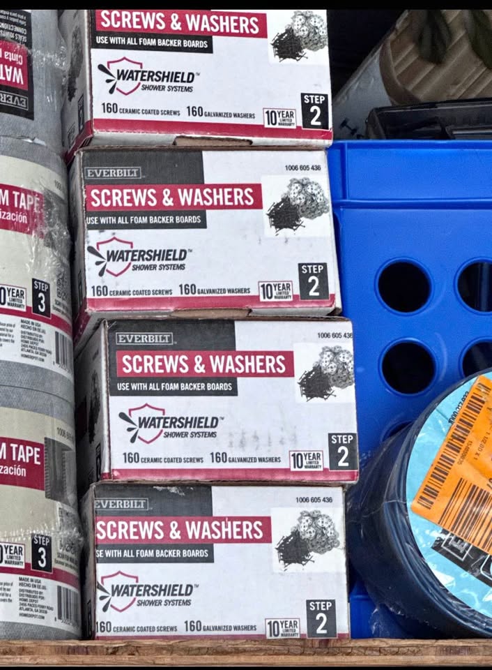 Everbilt WaterShield Backer Board Hardware Set 160 Screws & 160 Washers