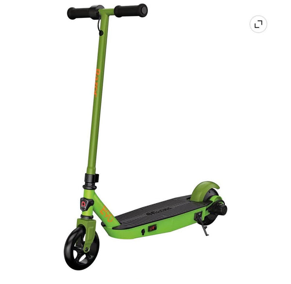 Razor Black Label E90 Electric Scooter for Kids – Green | Ages 8+ | Up to 10 MPH | 120 lb Weight Lim
