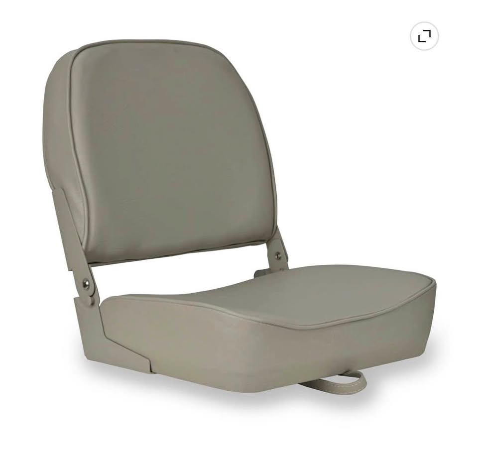 Springfield Marine Folding Fishing Boat Seat – Gray 16”