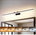 JUSHENG 54.7” Black LED Vanity Light Bar, Dimmable, 5-CCT Adjustable