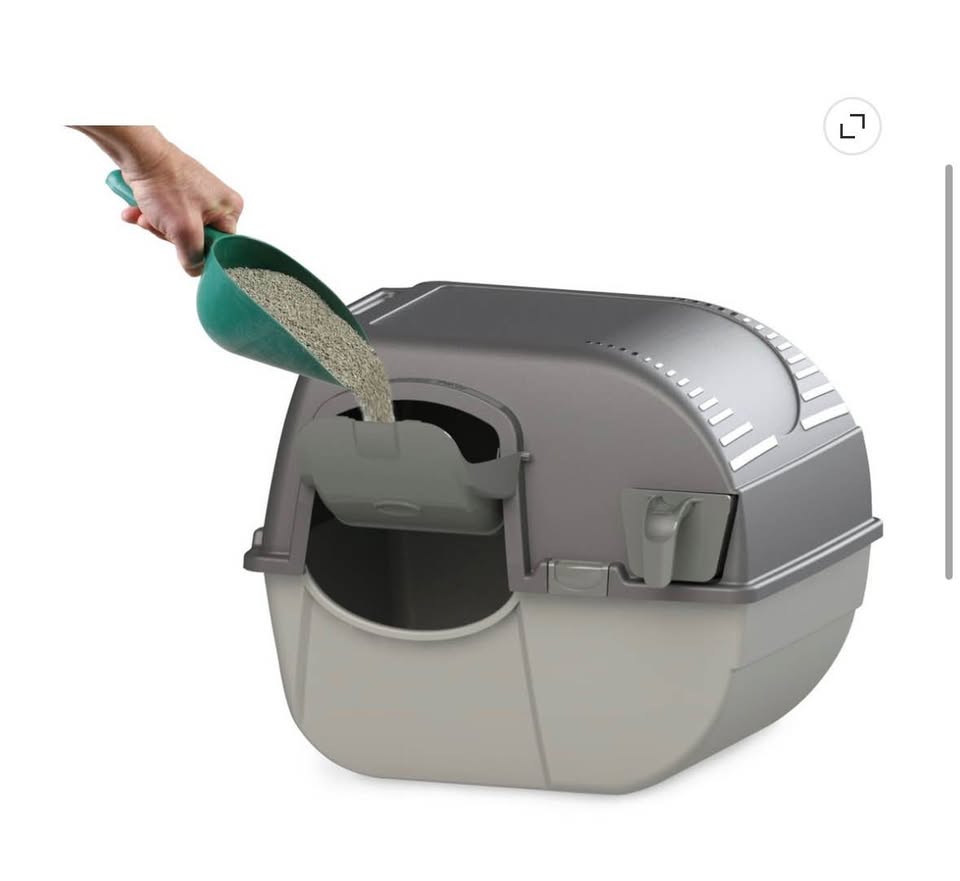 Omega Paw Easy Fill Self-Cleaning Cat Litter Box – New