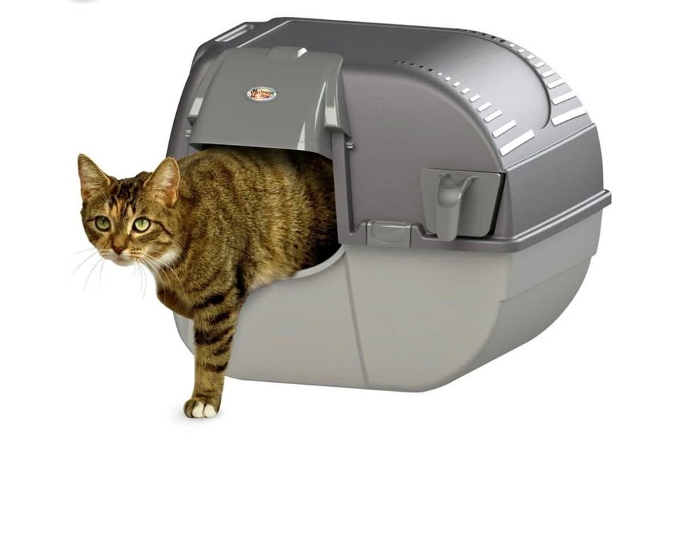 Omega Paw Easy Fill Self-Cleaning Cat Litter Box – New