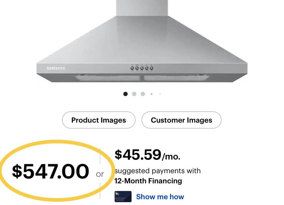 Samsung 30” Wall Mount Range Hood – Stainless Steel