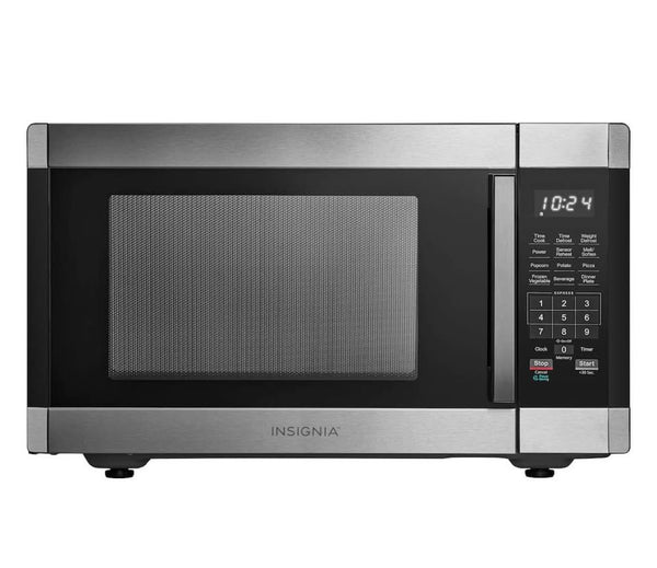 Insignia 1.6 Cu. Ft. Countertop Microwave with Inverter Technology – Stainless Steel