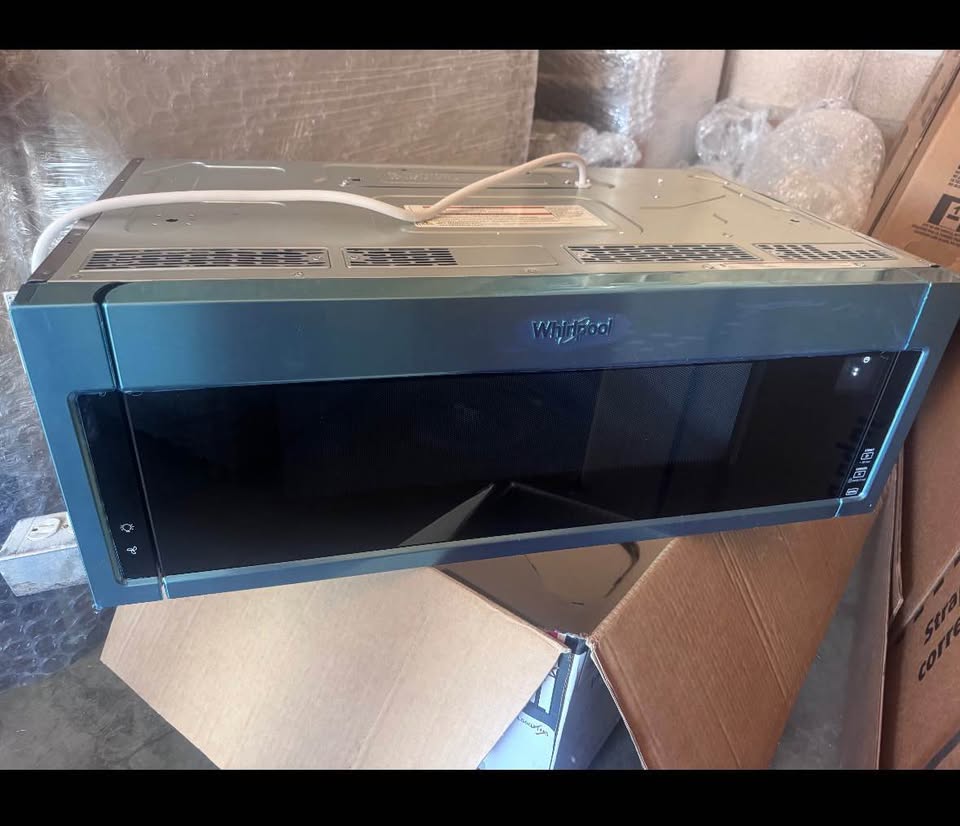 Whirlpool 1.1 Cu. Ft. Low Profile OTR Microwave Hood, Stainless Steel