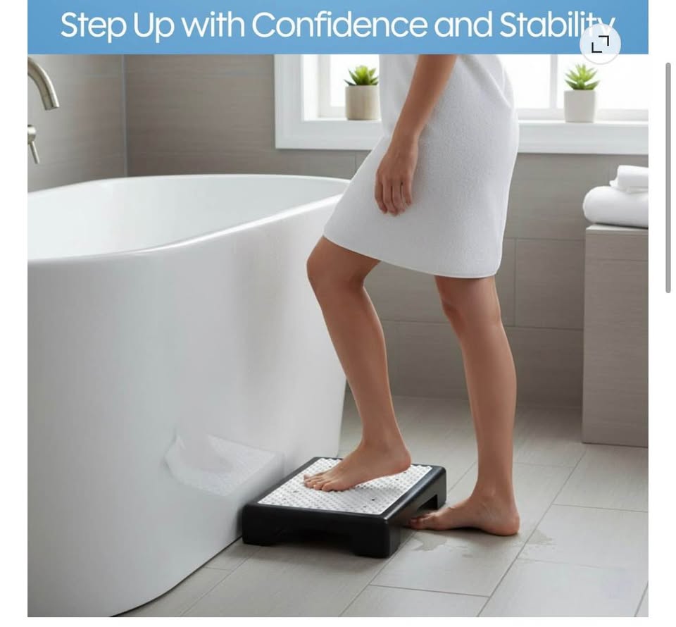 Bluestone Platform Step Stool with Slip-Resistant Top and 250lb Capacity