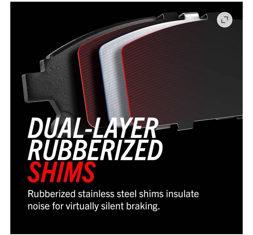 Power Stop Front Z17 Evolution Ceramic Brake Pads with Hardware 17-866