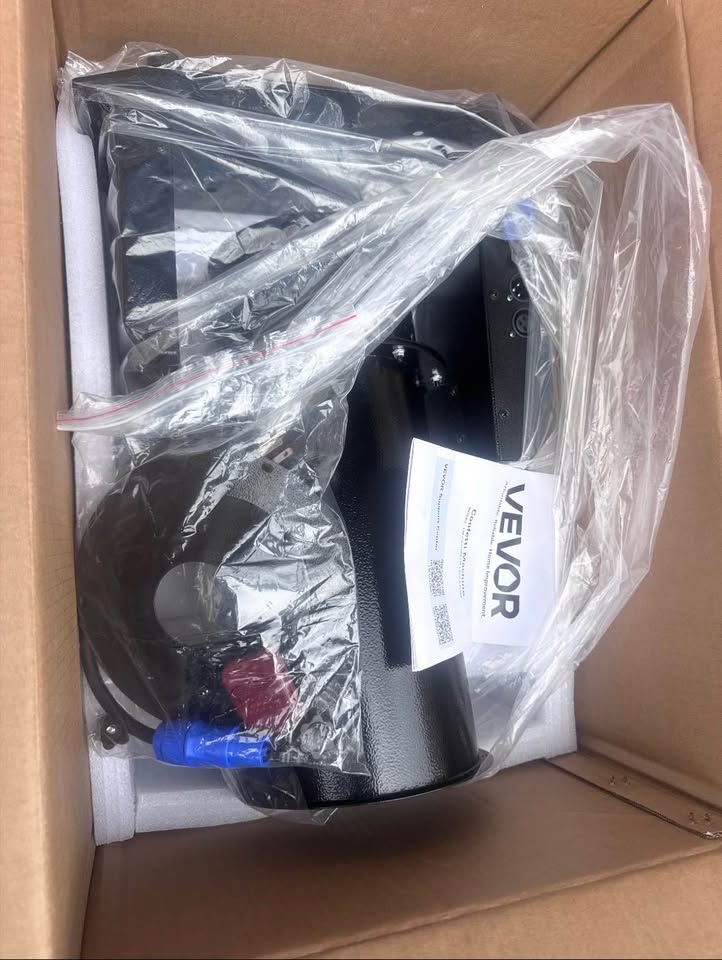 VEVOR 1500W Electric Confetti Machine w/ Remote & DMX512 for Events & Parties