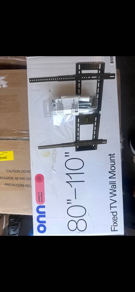 onn. Fixed TV Wall Mount for 80"-110" TVs