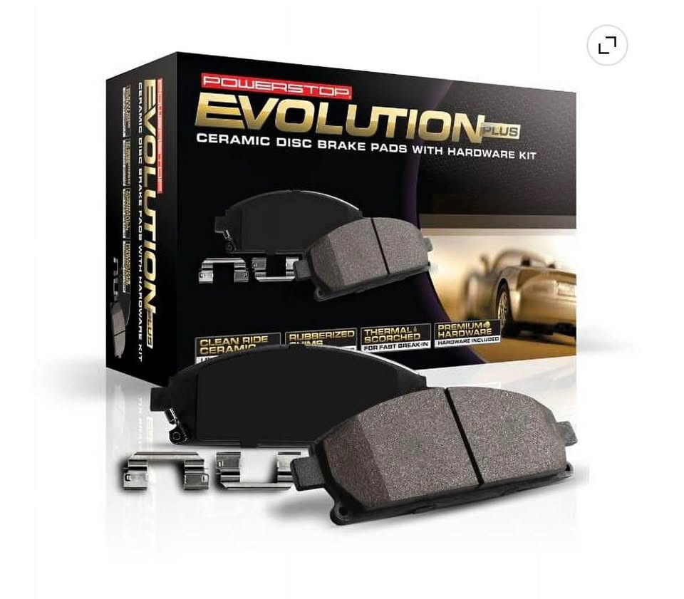 Power Stop Front Z17 Evolution Ceramic Brake Pads with Hardware 17-866
