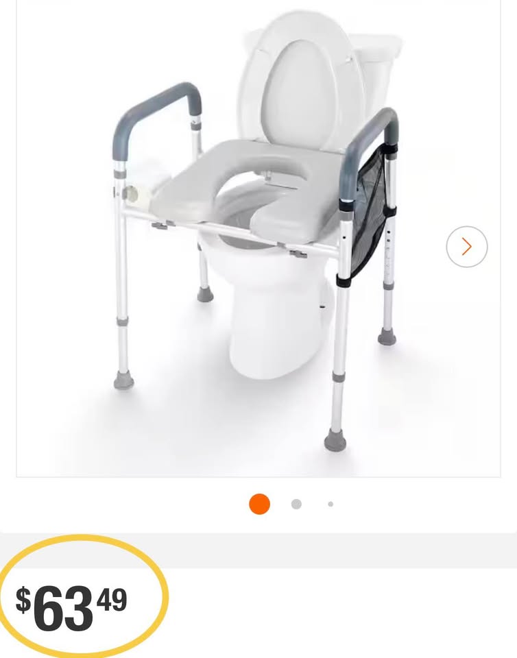 SVOPES Raised Toilet Seat – 7-Position Height Adjustable, 350 lb Capacity