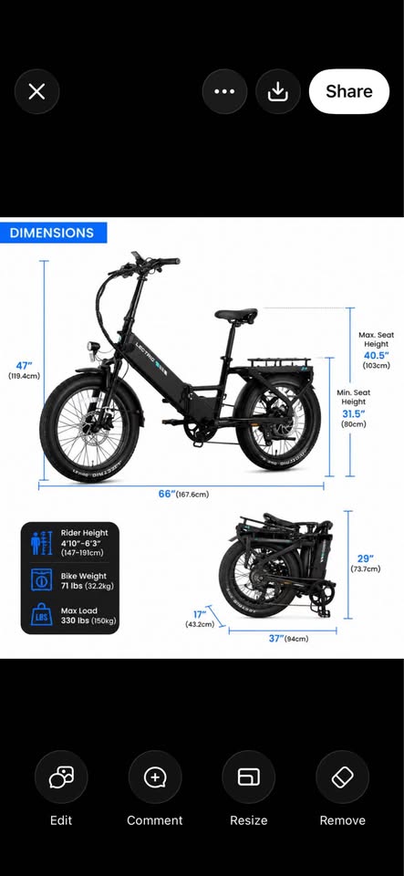 Lectric XP4 750 Folding eBike