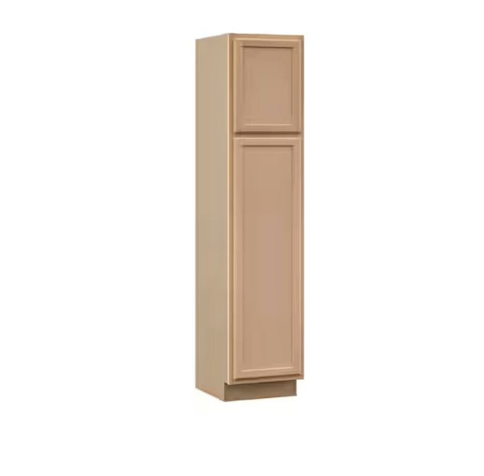 Hampton Bay 18” Pantry Kitchen Cabinet – Unfinished
