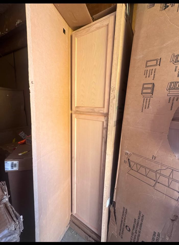 Hampton Bay 18” Pantry Kitchen Cabinet – Unfinished