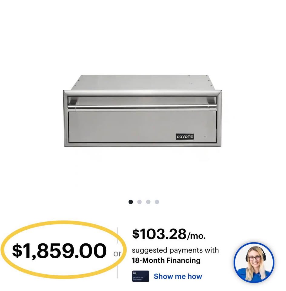 Coyote 30” Warming Drawer – Stainless Steel