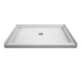 DreamLine 48”x36” White Shower Base w/ Center Drain