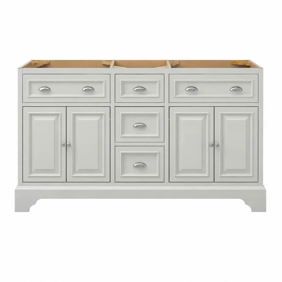 Home Decorators Sadie 67” Double Sink Bath Vanity - No Top