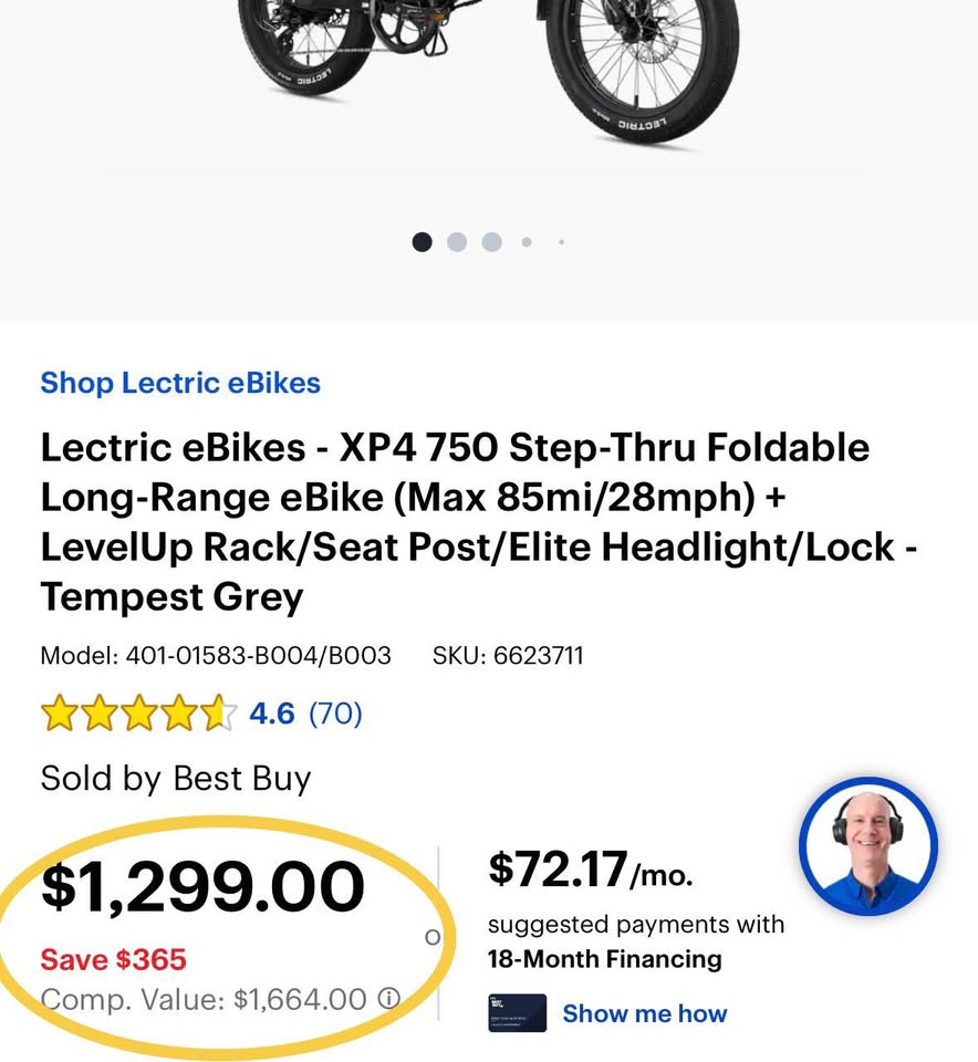 Lectric XP4 750 Folding eBike