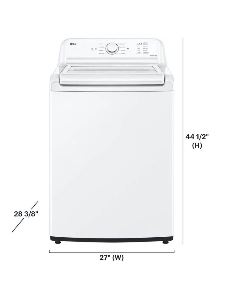 LG 4.1 Cu. Ft. Top Load Washer WT6105CW - White