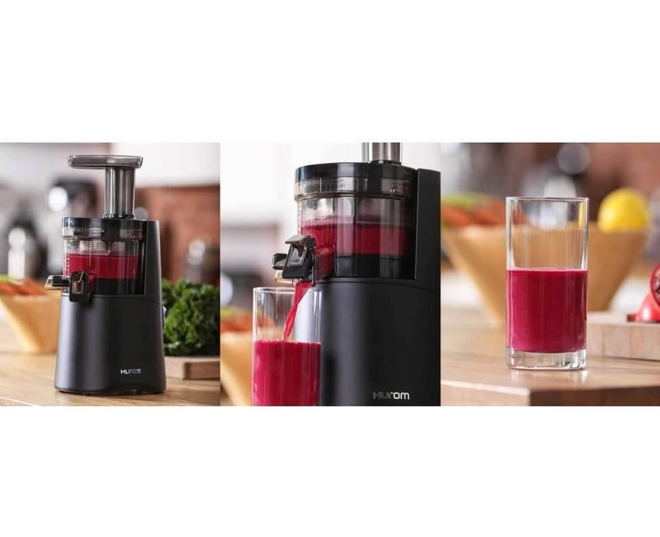 Hurom H-AA Slow Juicer Matte Black – Cold Press Juicer