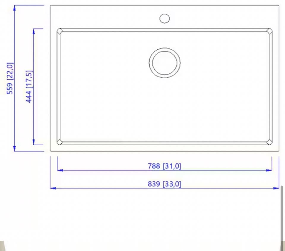 AKDY 33x22 Matte Black Kitchen Sink + Pull-Down Faucet