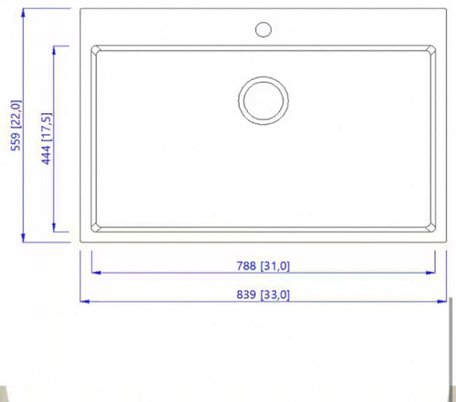 AKDY 33x22 Matte Black Kitchen Sink + Pull-Down Faucet