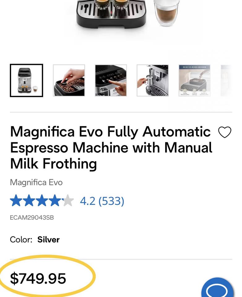 De’Longhi Magnifica Evo Espresso Machine