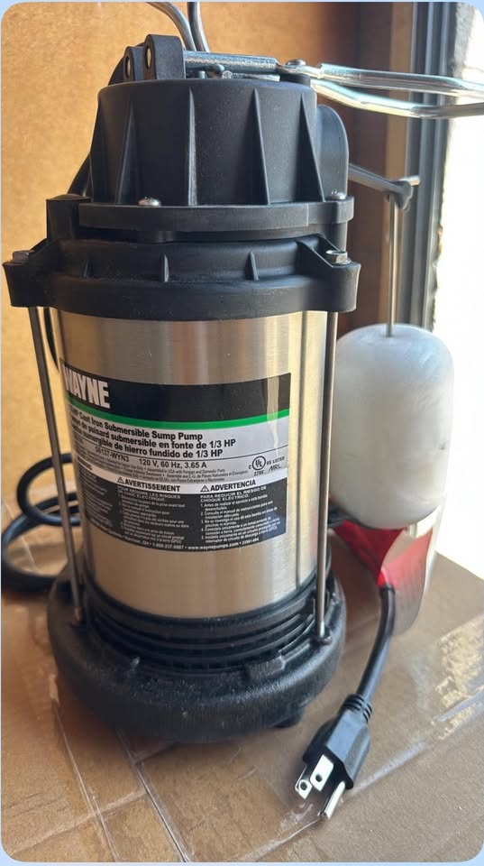 Wayne CDU790 1/3 HP Cast Iron Sump Pump