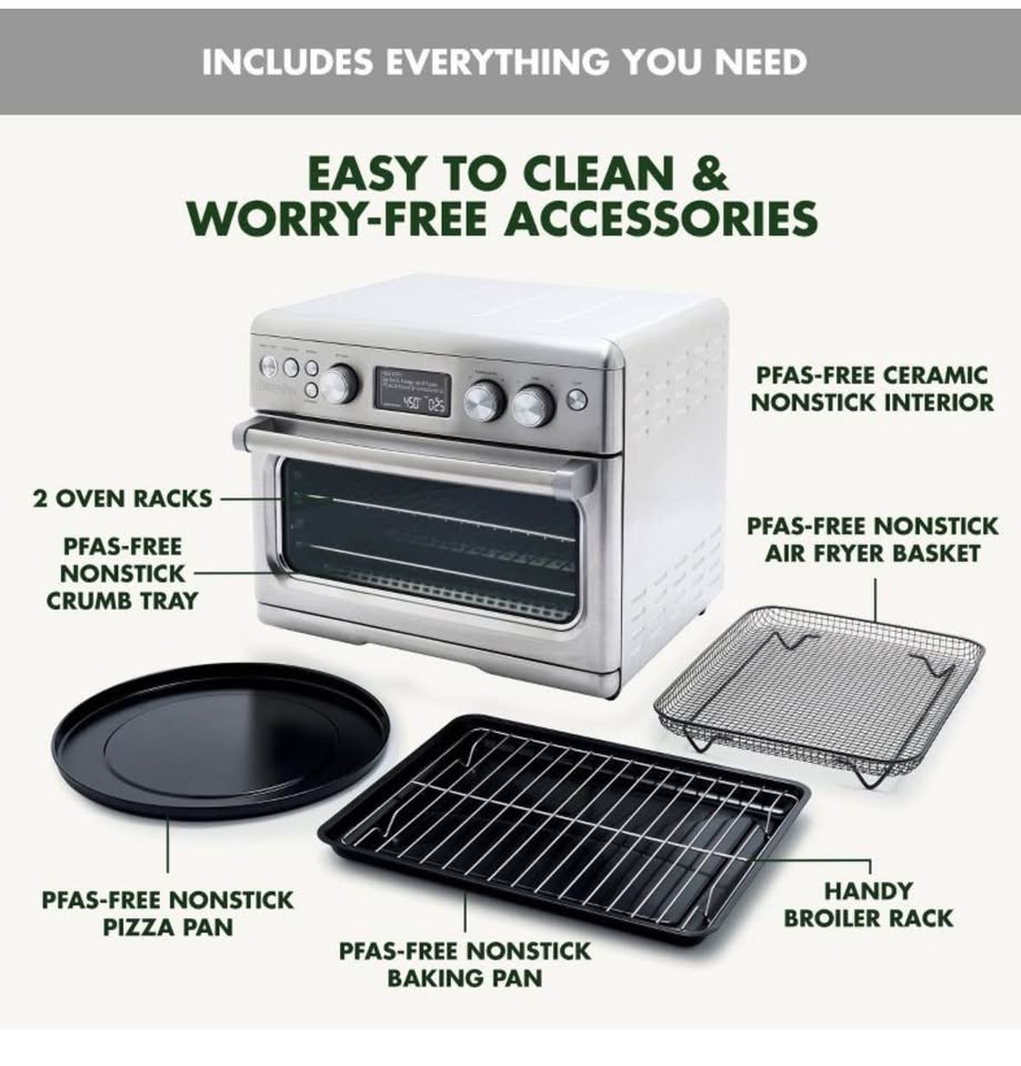 GreenPan Elite Air Fryer Toaster Oven