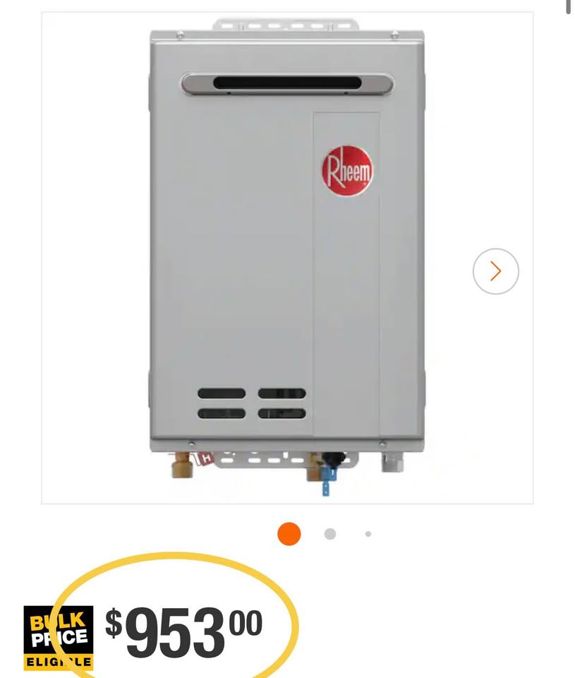 Rheem Smart 8.4 GPM Tankless Water Heater