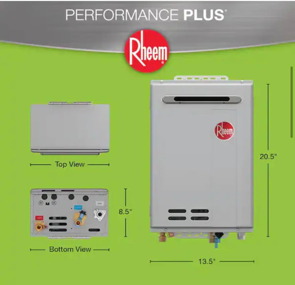 Rheem Smart 8.4 GPM Tankless Water Heater