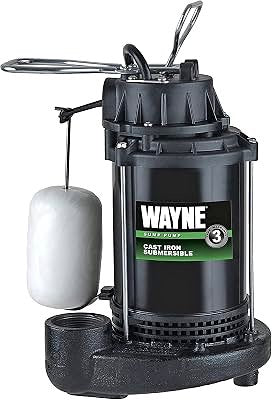 Wayne CDU790 1/3 HP Cast Iron Sump Pump