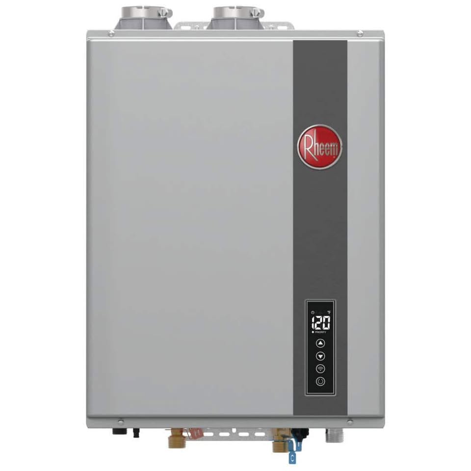 Rheem Performance Platinum 9.5 GPM Indoor/Outdoor Natural Gas Tankless Water Heater