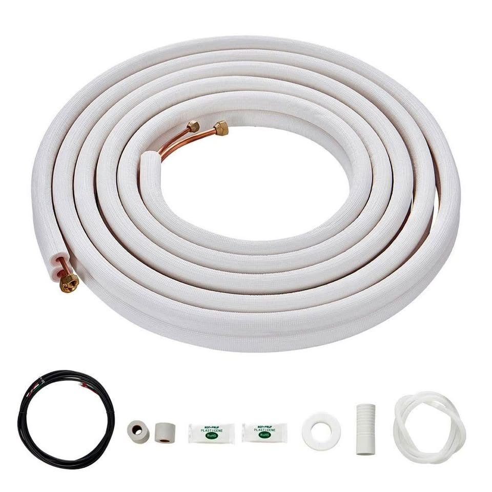 SKYSHALO 16 ft Mini Split Line Set 1/4" x 1/2"