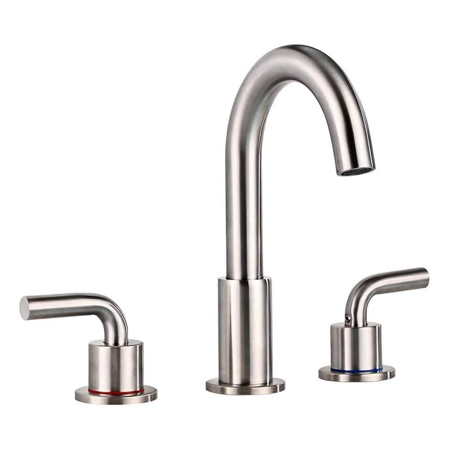 AKLFGN 8 in. Widespread 2-Handle Bathroom Faucet