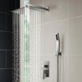 Androme 10 in. Rainfall Shower System Brushed Nickel