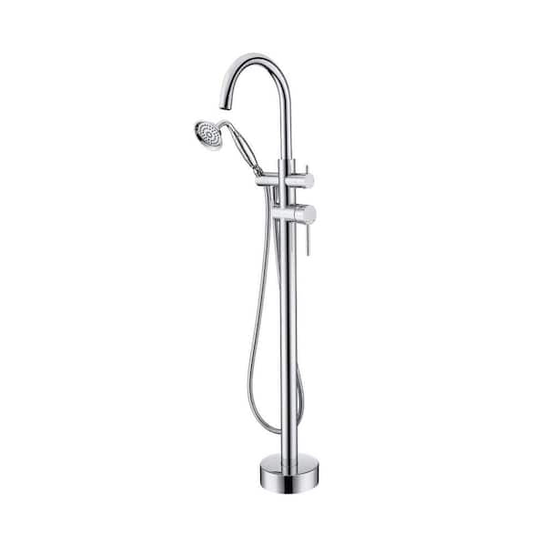 Freestanding Tub Faucet Polished Chrome