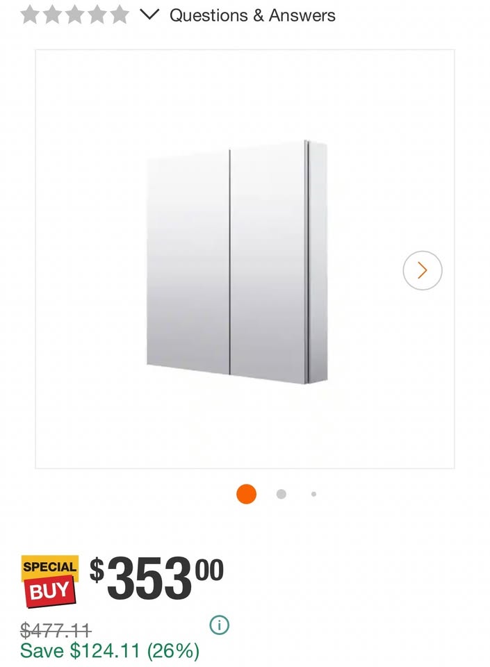 Liviza 28 in. Medicine Cabinet