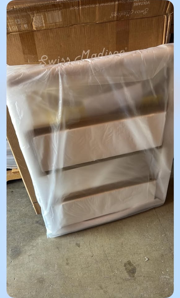 Swiss Madison 5-Bar Towel Warmer, Brushed Gold