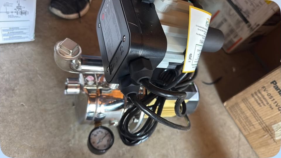 K2 3/4 HP Stainless Steel Automatic Booster Pump