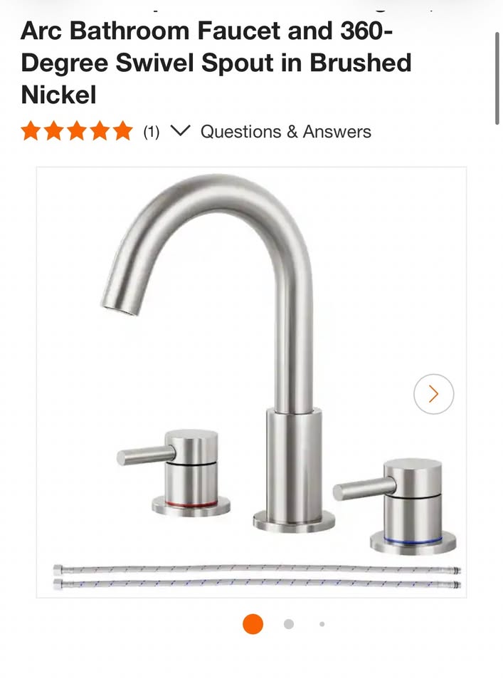 AKLFGN 8 in. Widespread 2-Handle Bathroom Faucet