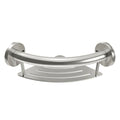 HEALTHCRAFT PLUS 9.5 in. Grab Bar + Corner Shelf 2-in-1