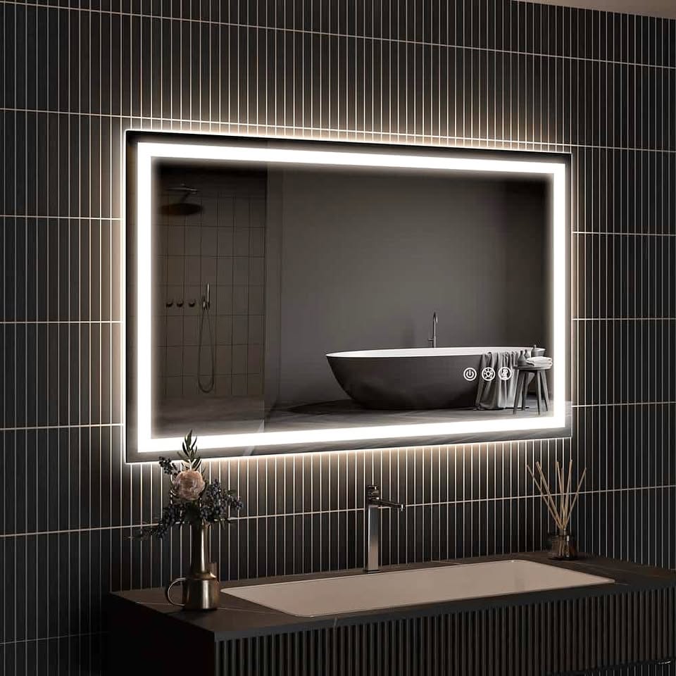 HOMLUX 24 x 30 in. LED Vanity Mirror