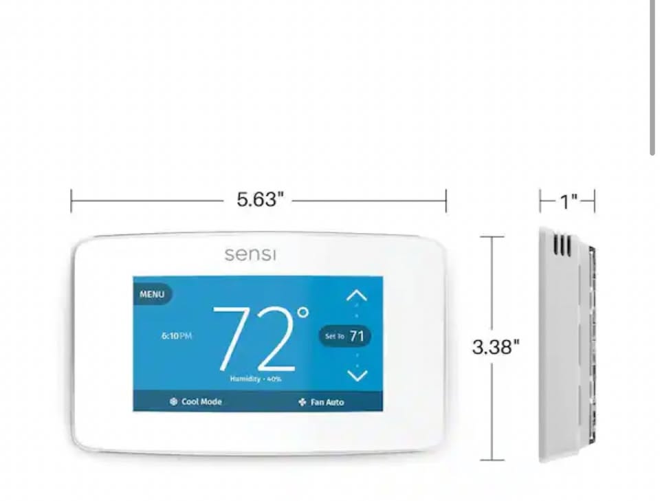 Copeland Sensi Touch Smart Thermostat White ST75W