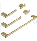 BWE 5-Piece Bath Hardware Set in Brushed Gold