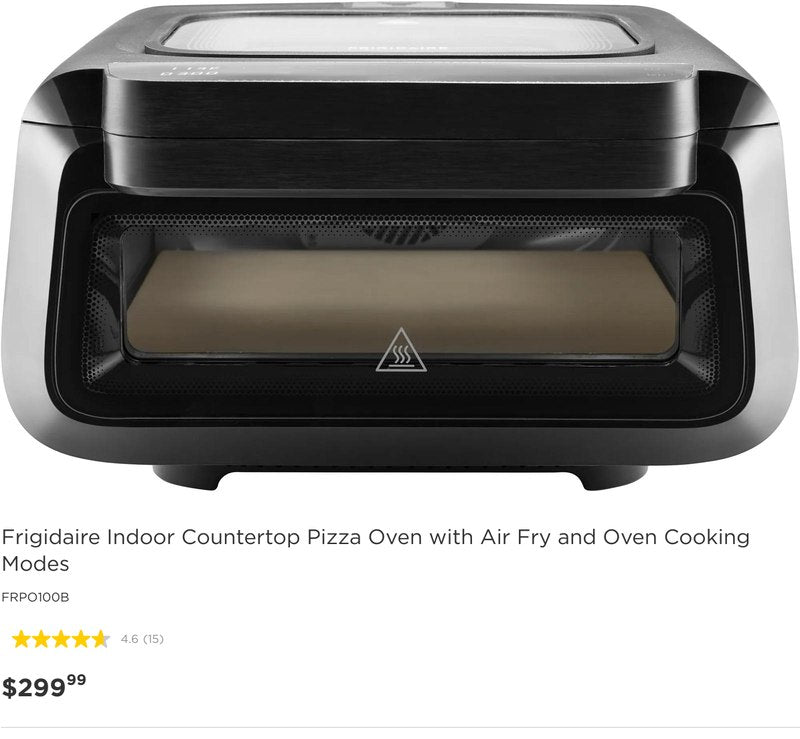 Frigidaire Indoor Countertop Pizza Oven