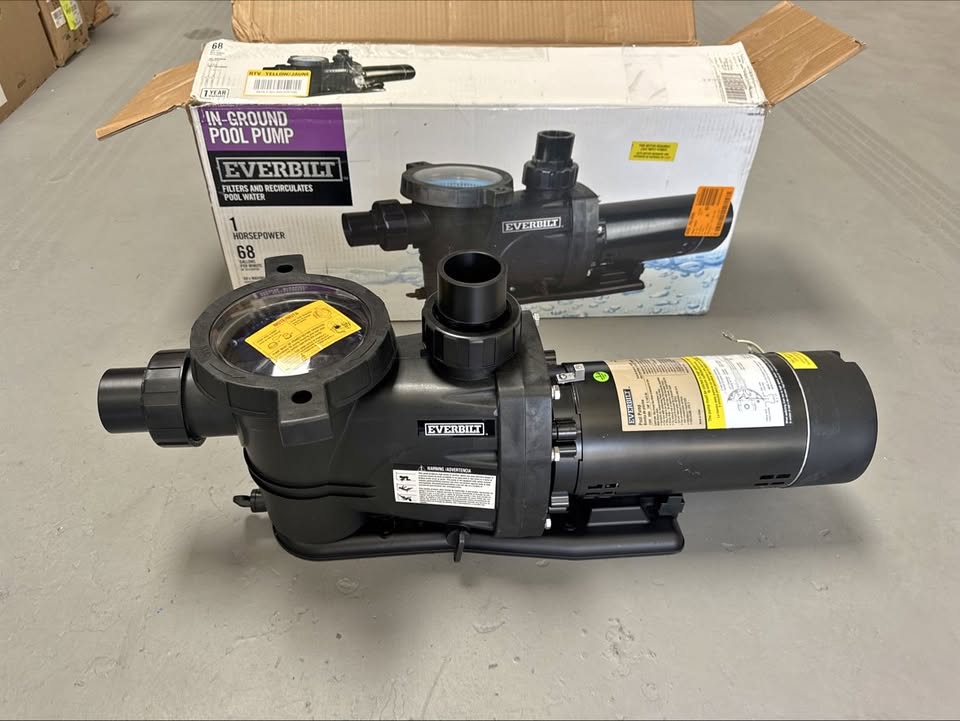 Everbilt 1 HP 2-Speed Pool Pump 230V